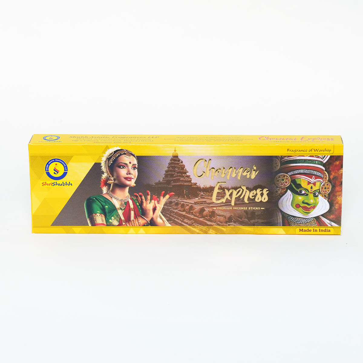 Shrishubhh - Chennai Express - Premium Incense Sticks | Pack of 3 x 100g