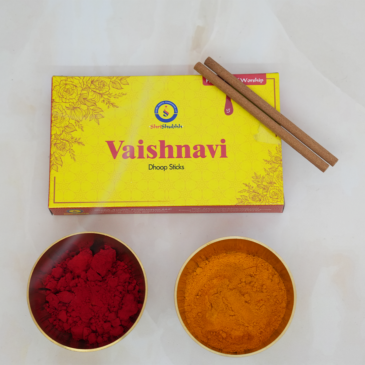 Shrishubhh - Vaishnavi - Premium Dhoop 4" | Pack of 10 | 50g Each | 500g