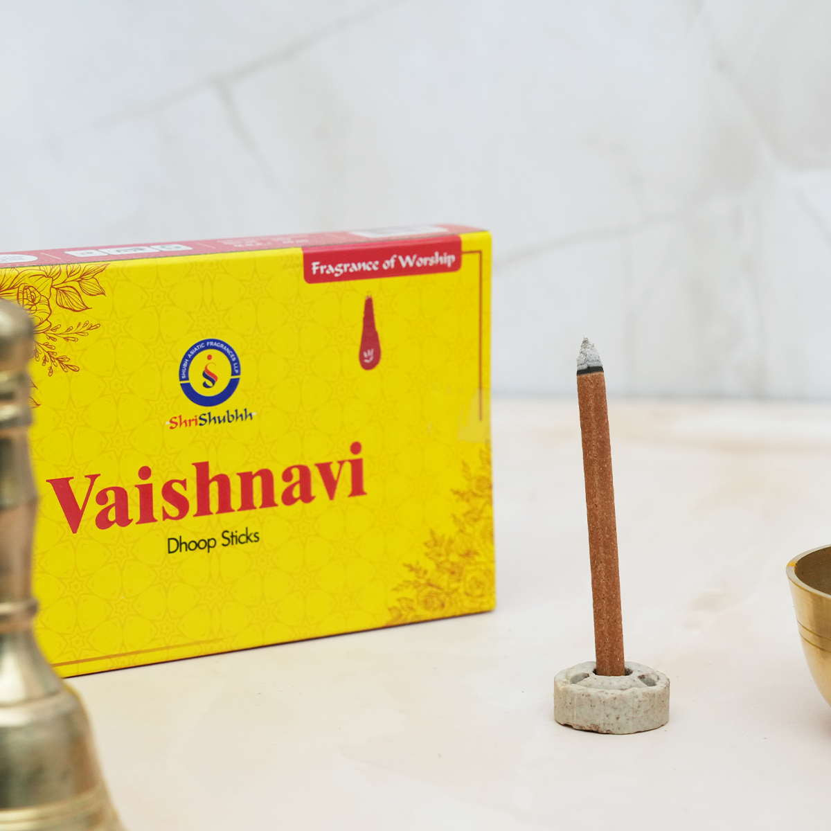 Shrishubhh - Vaishnavi - Premium Dhoop 4" | Pack of 10 | 50g Each | 500g