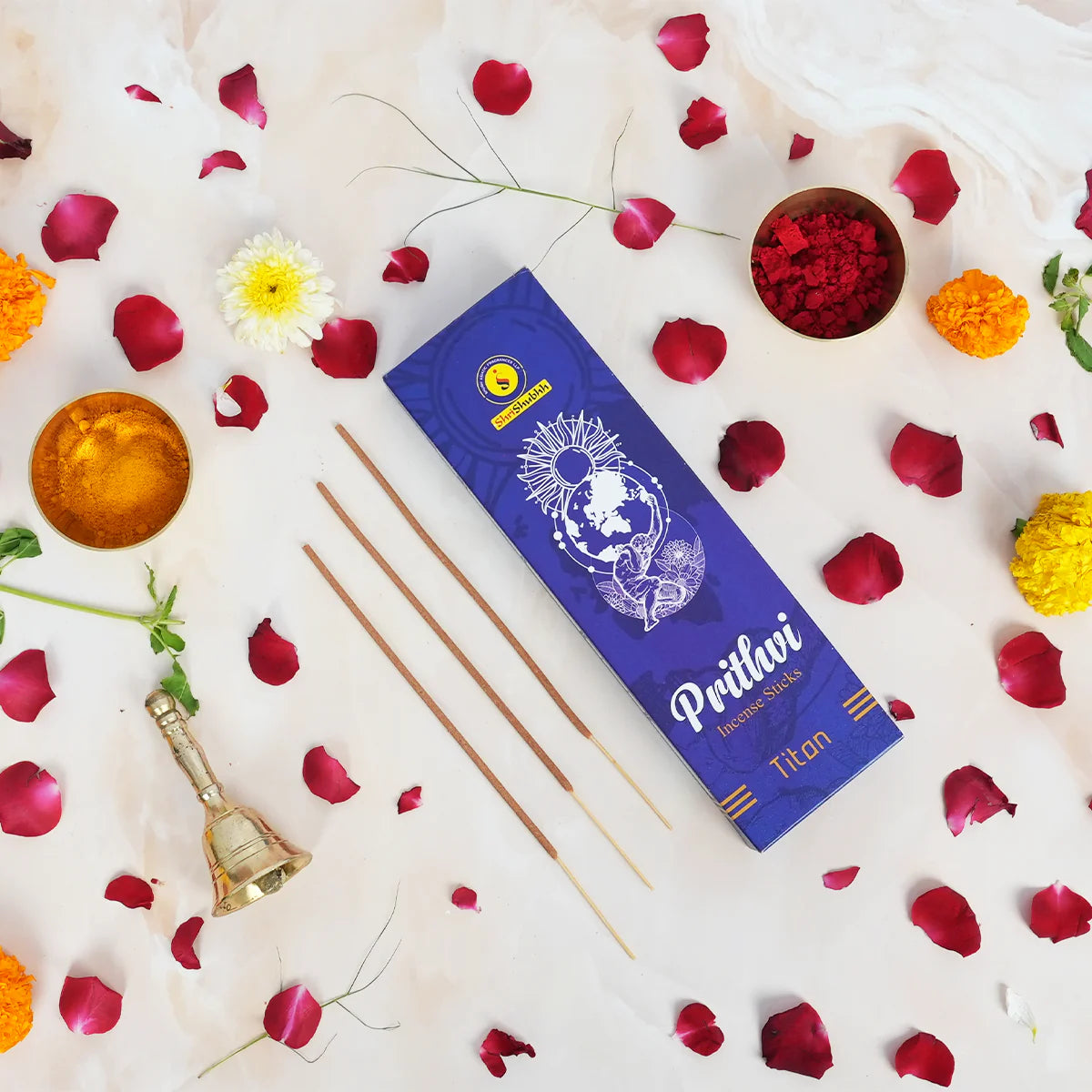 Shrishubhh - Prithvi Elegance - Premium Incense Sticks | Blue | Pack of 3 x 100g (Copy)