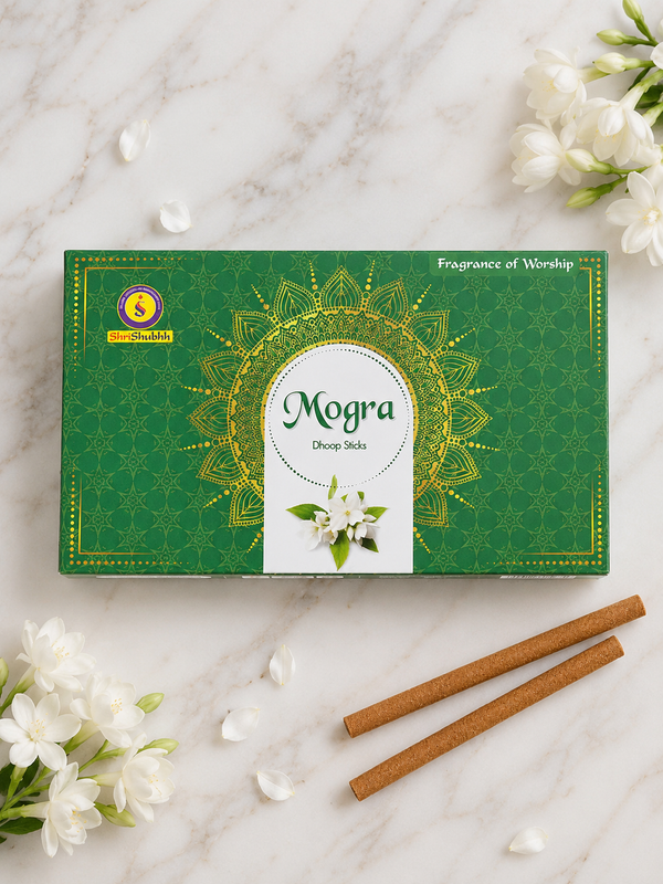 Shrishubhh - Mogra - Premium Dhoop 4" | Pack of 10 | 50g Each | 500g
