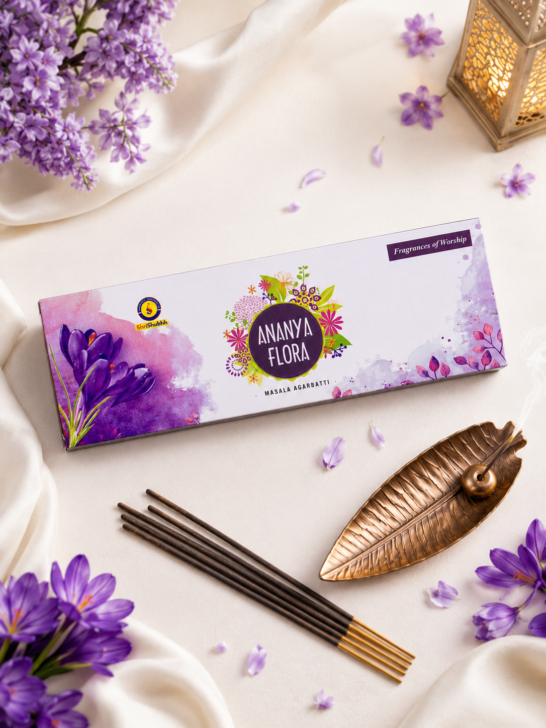 Shrishubhh - Ananya Flora - Premium Handroll Incense Sticks | Floral