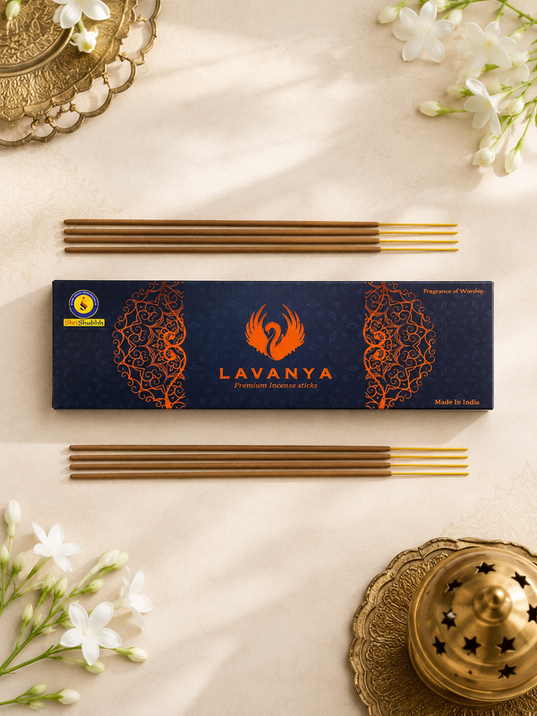 Shrishubhh - Lavanya - Premium Incense Sticks | Pack of 3 x 100g