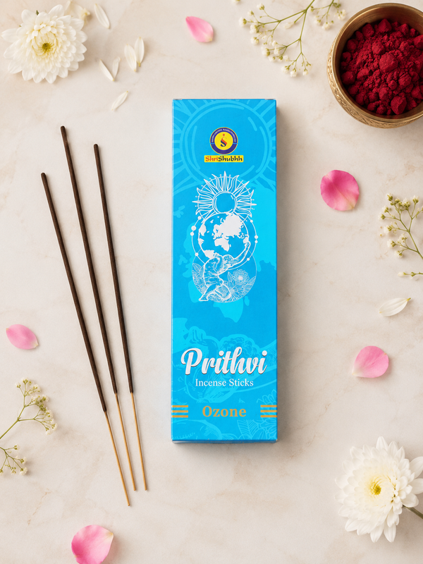 Shrishubhh - Prithvi Elegance - Premium Incense Sticks | Blue | Pack of 3 x 100g
