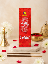 Shrishubhh - Prithvi Elegance - Premium Incense Sticks | Red | Pack of 3 x 100g