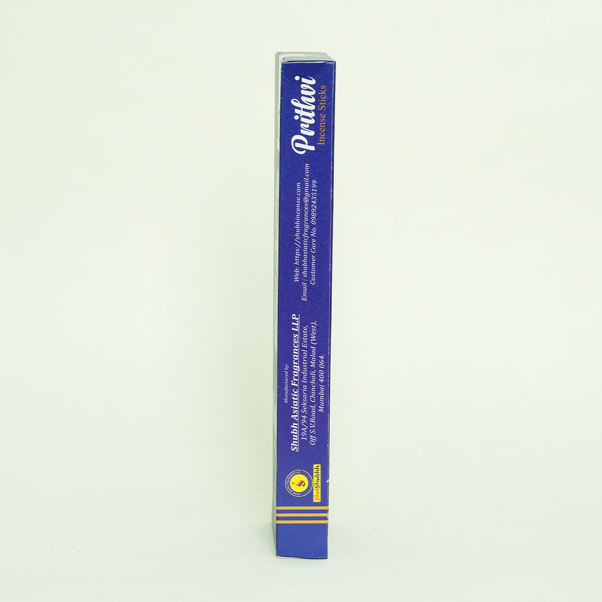 Shrishubhh - Prithvi Elegance - Premium Incense Sticks | Dark Blue | Pack of 3 x 100g