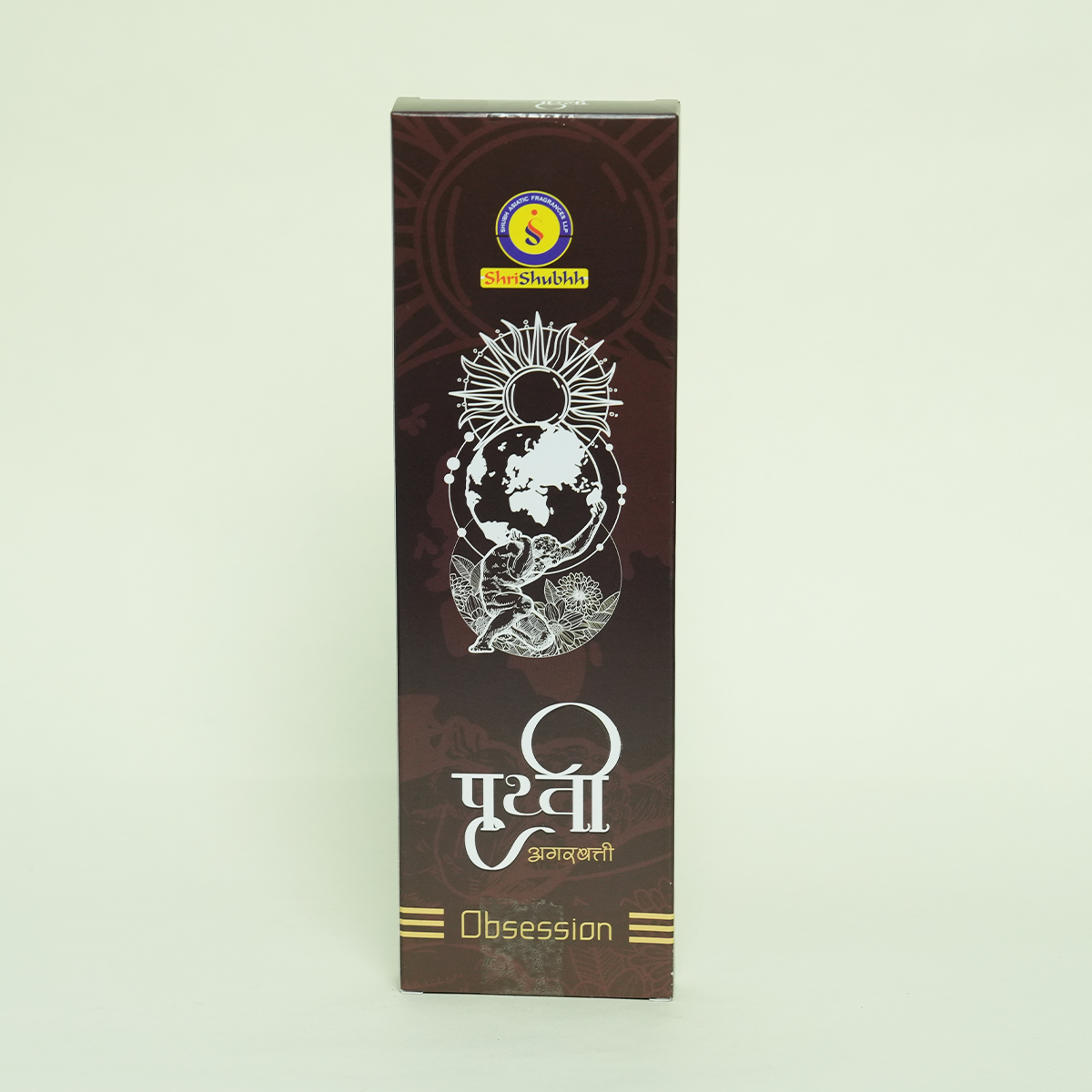 Shrishubhh - Prithvi Elegance - Premium Incense Sticks | Brown | Pack of 3 x 100g