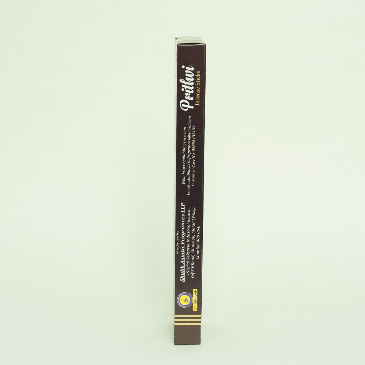 Shrishubhh - Prithvi Elegance - Premium Incense Sticks | Brown | Pack of 3 x 100g