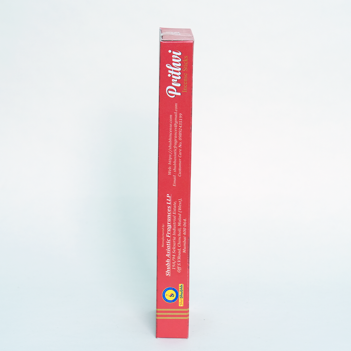 Shrishubhh - Prithvi Elegance - Premium Incense Sticks | Red | Pack of 3 x 100g