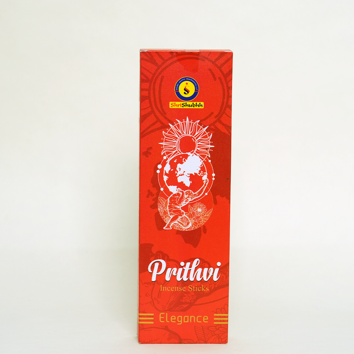 Shrishubhh - Prithvi Elegance - Premium Incense Sticks | Red | Pack of 3 x 100g