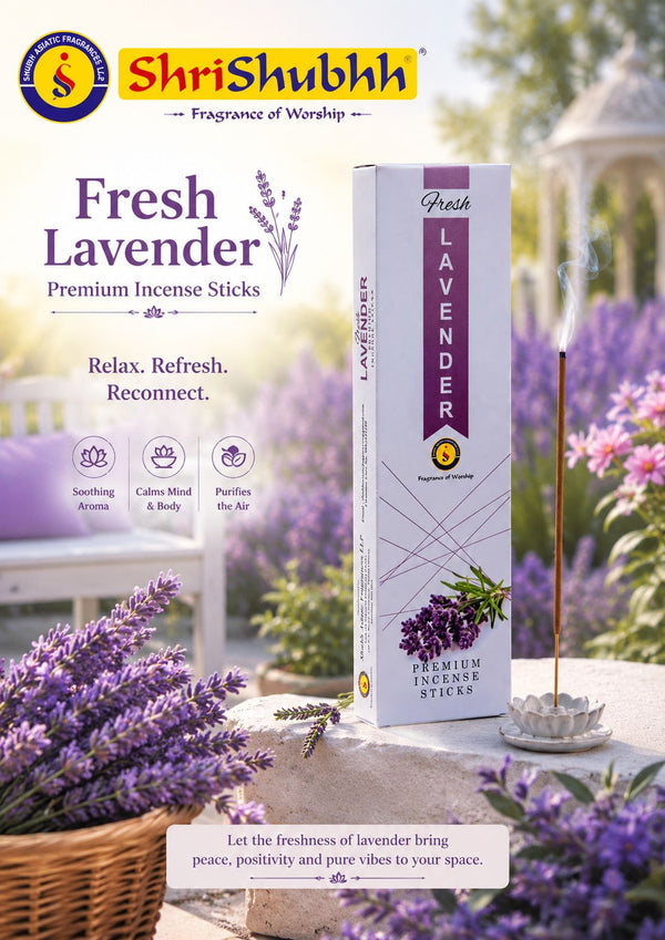 Shrishubhh | Lavender Premium Incense Sticks