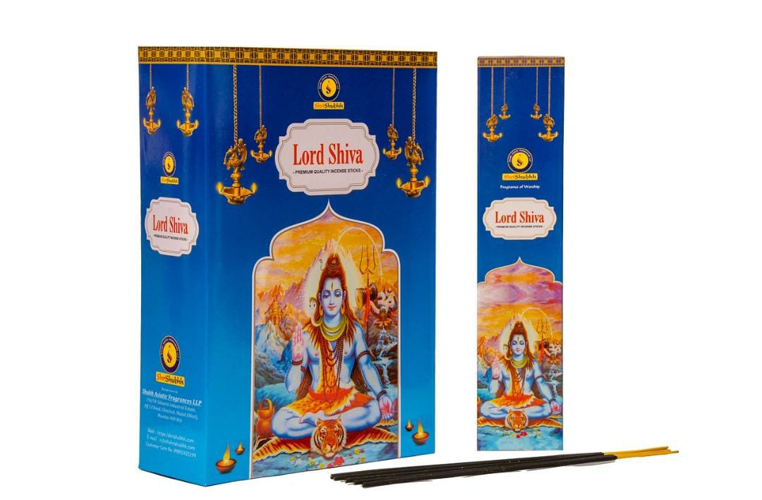 Shrishubhh | Lord Shiva Premium Quality Incense Sticks Pack of 12